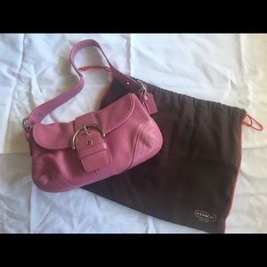 Small Coach Hobo Style Handbag